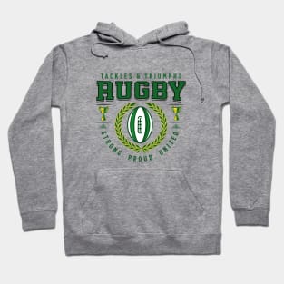 Rugby glory tackles & triumphs collection Hoodie